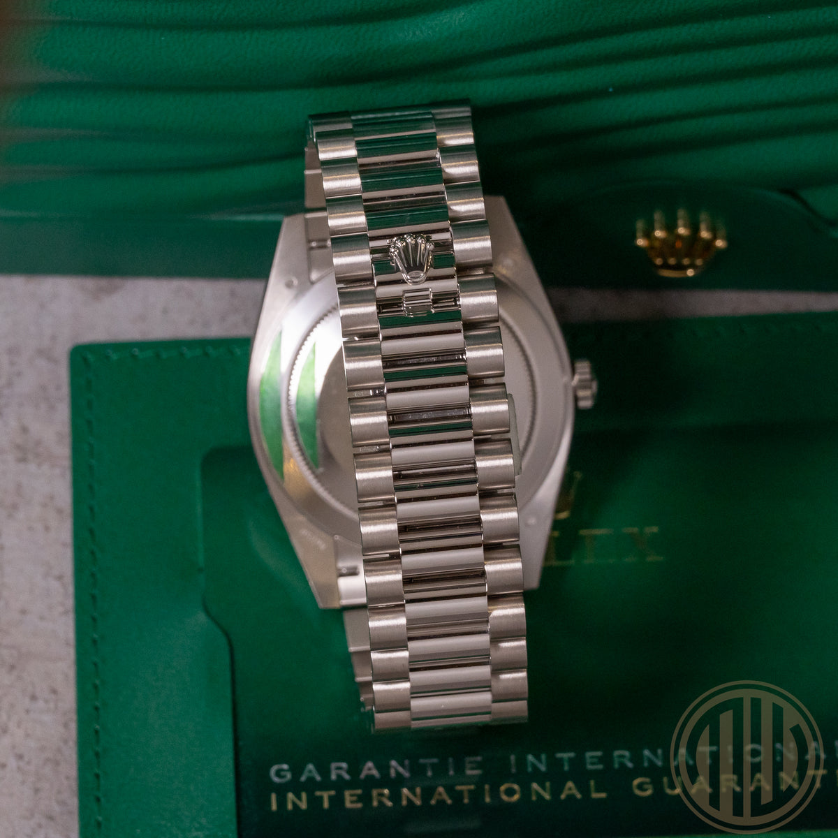 Rolex Day-Date 40 | Meteorit Dial | Unworn | Full-Stickers | Box and Papers | 2021 | 228239
