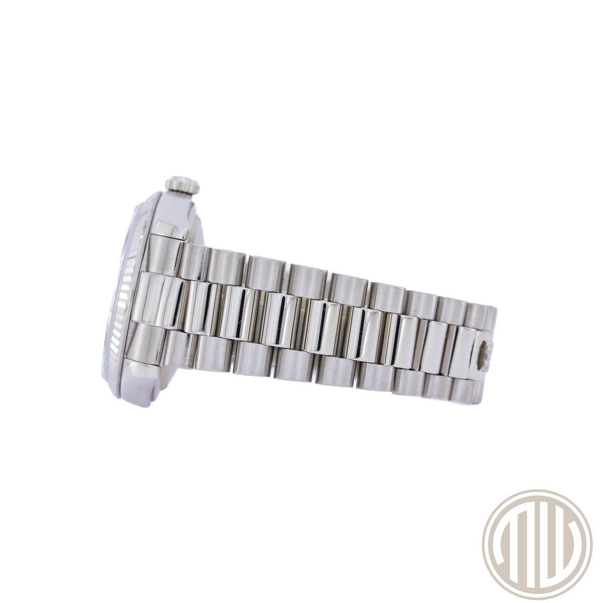 Rolex Day-Date 36 18kt Whitegold | Blue Dial | Lc100 | Box and Papers | 2009