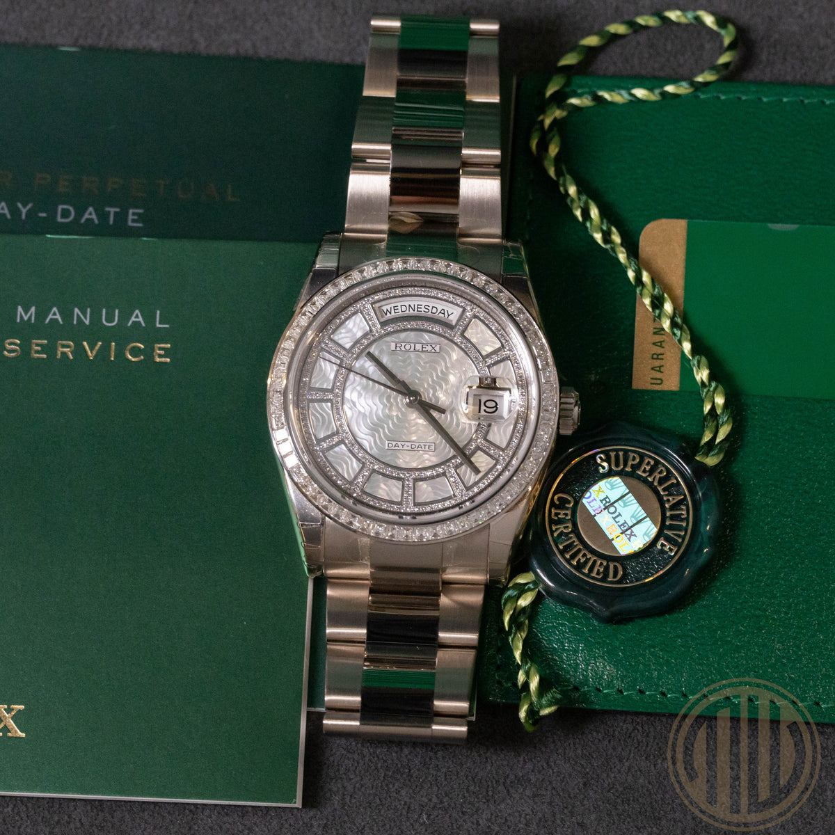 Rolex Day-Date New | Full-Sticker | Lc100 | Box and Papers | 2020