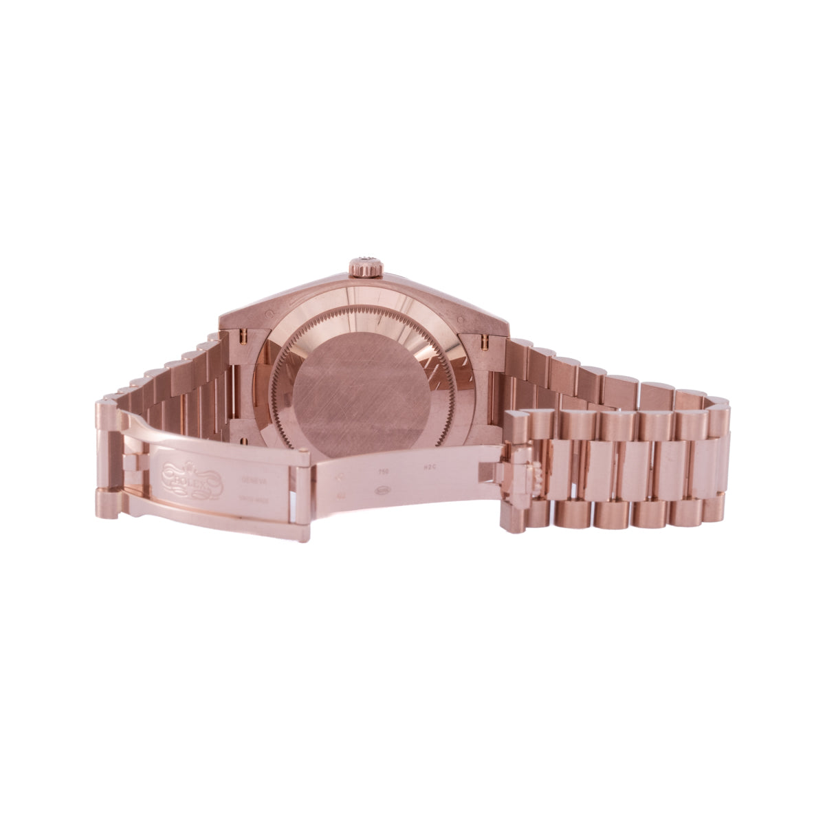 Rolex Day-Date 40 oro rosa | Esfera oliva | Caja y Papeles | 2020 | 228235