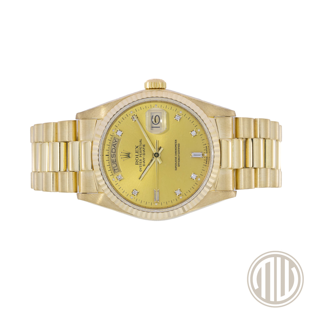 Rolex Day-Date 36 Diamond Dial | 18kt Yellowgold | Year: 1985 | 18038