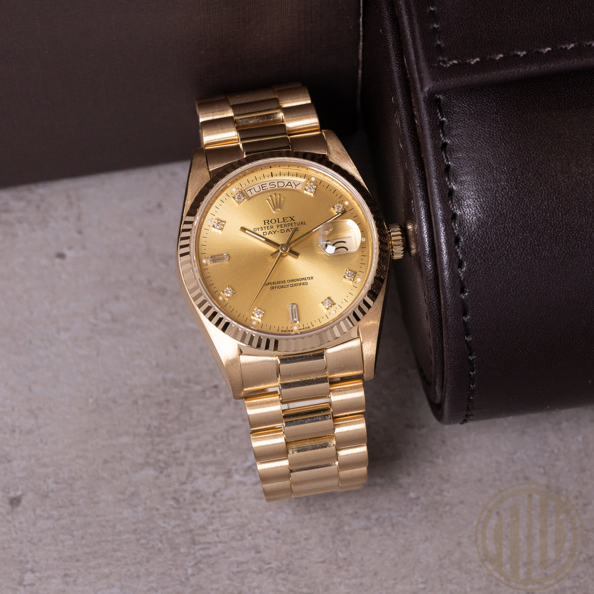 Rolex Day-Date 36 Diamond Dial | 18kt Yellowgold | Year: 1985 | 18038