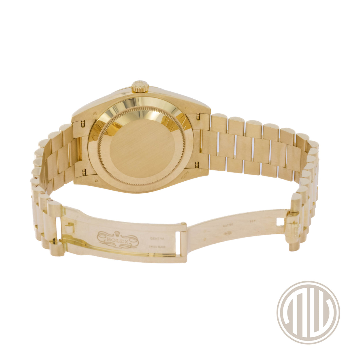 Rolex Day-Date 40 Onyx Baguette Dial | 18kt Yellowgold | Box and Papers | 2023