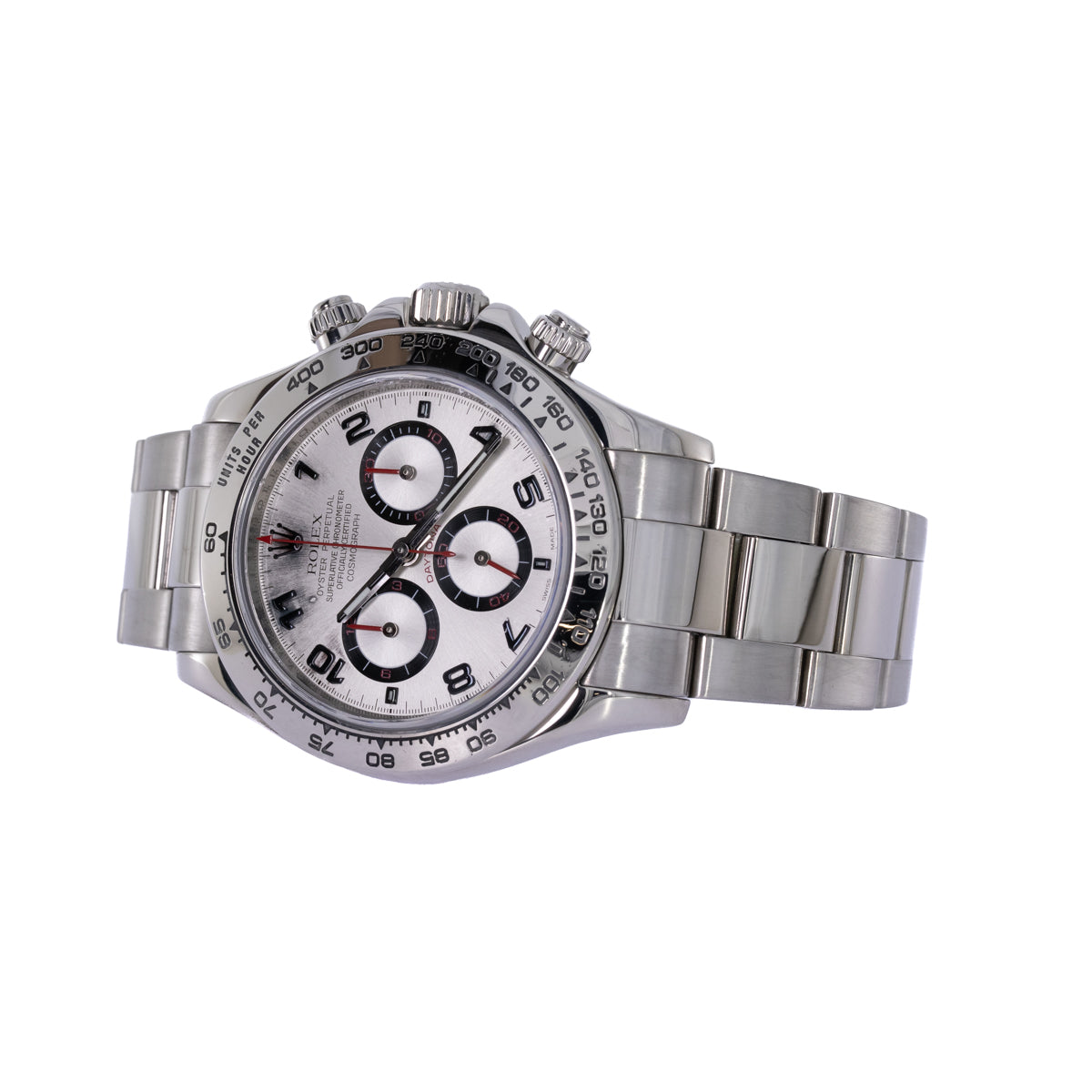 Rolex Daytona 18 carat white gold | Silver Racing Dial | Z series | 2007