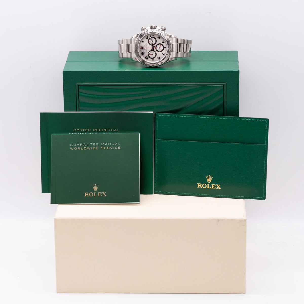 Rolex Daytona 18 carat white gold | Silver Racing Dial | Z series | 2007