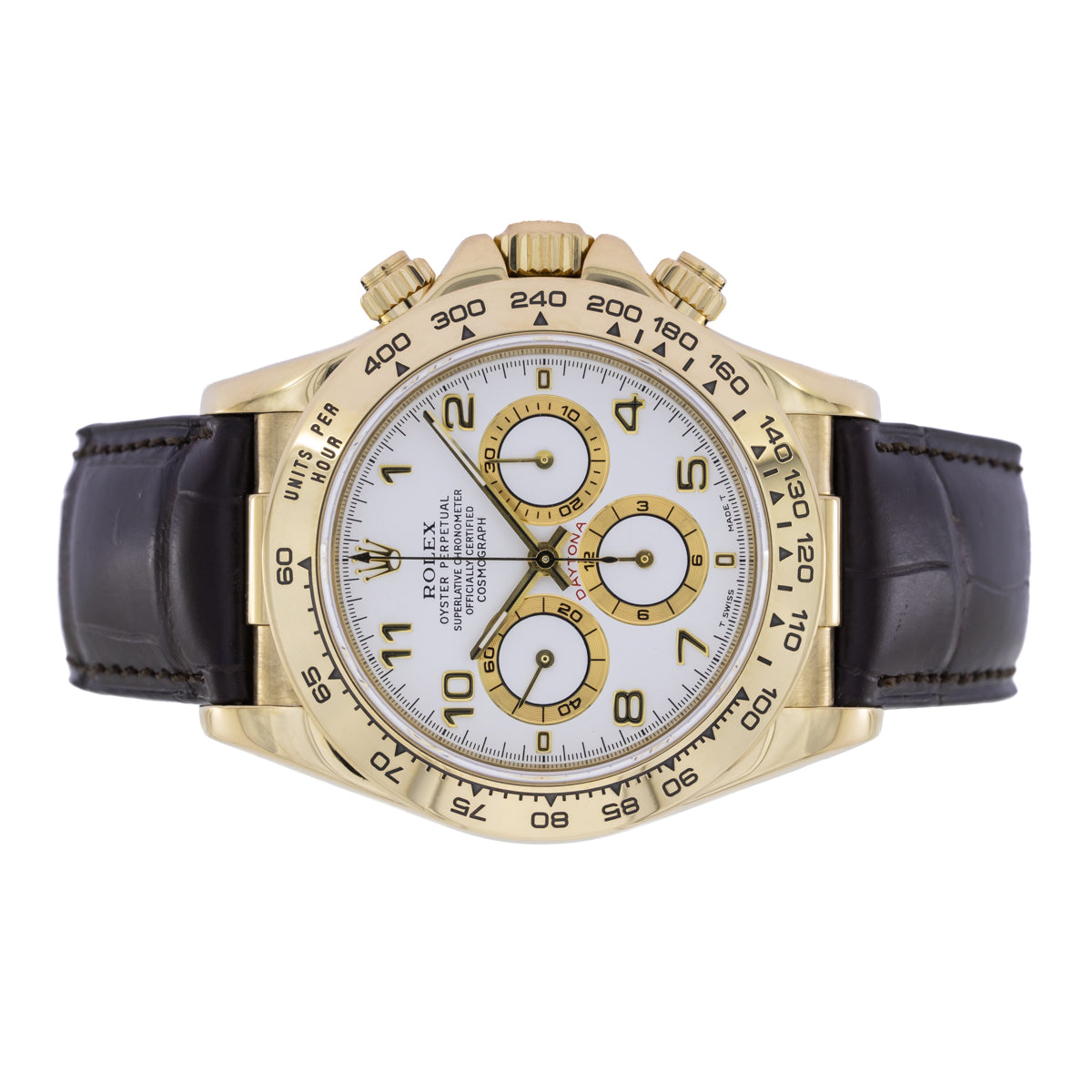 Rolex Daytona Zenith | Oro amarillo de 18 quilates | Esfera blanca | 1996