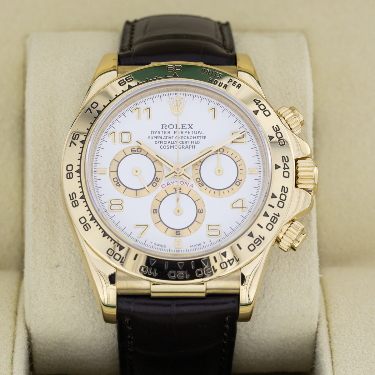 Rolex Daytona Zenith | 18Karat Yellowgold | White Dial | 1996