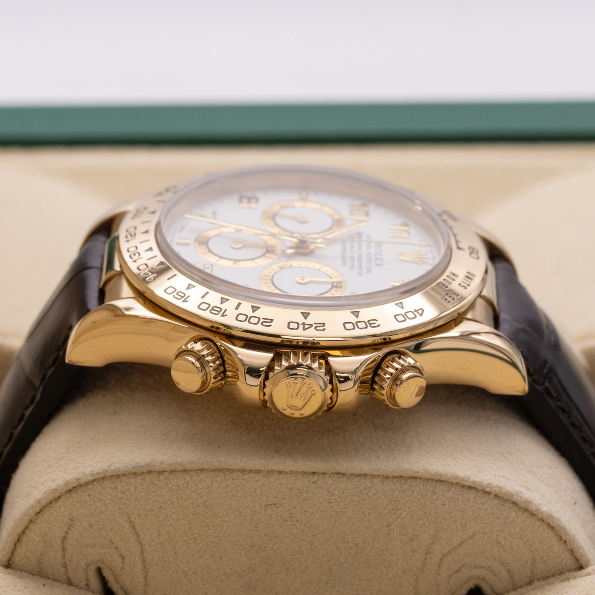 Rolex Daytona Zenith | 18 carat yellow gold | White Dial | 1996