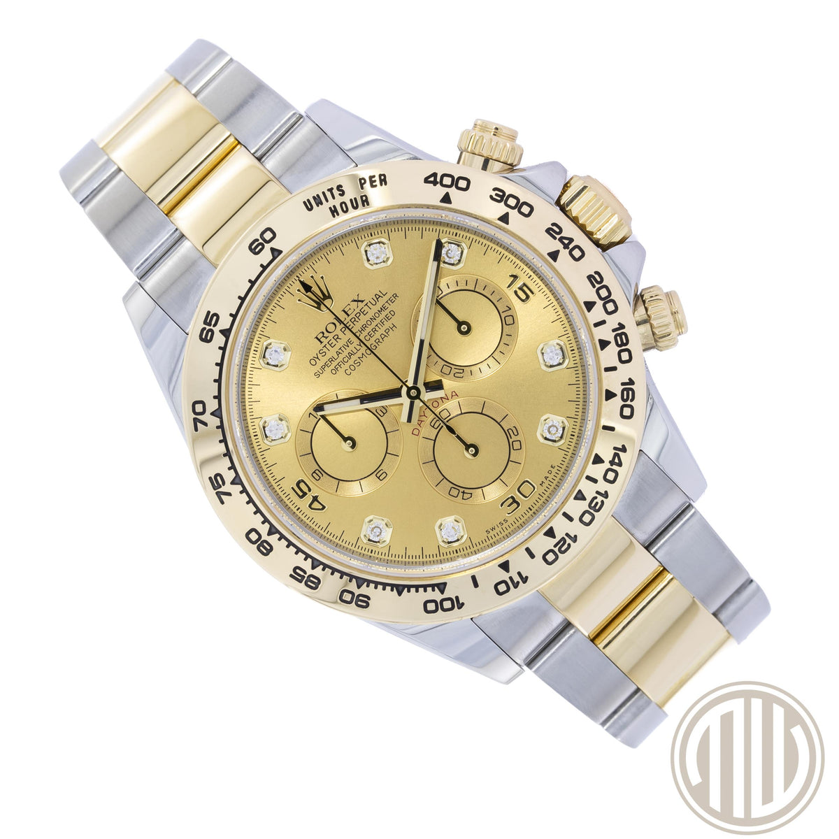 Rolex Daytona Bicolor | Esfera de diamantes champán | Caja y Papeles | 2019 | 116503