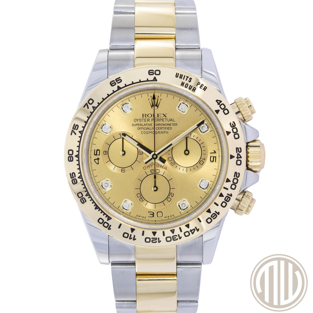 Rolex Daytona Bicolor | Champagne Diamond Dial | Box and Papers | 2019 | 116503