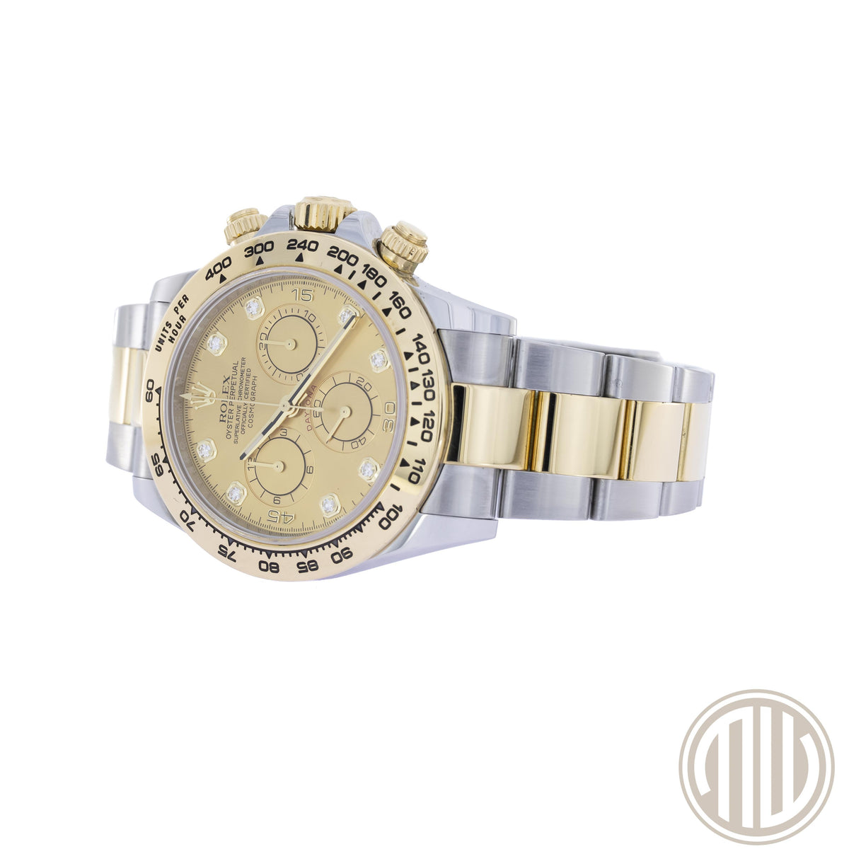 Rolex Daytona Bicolor | Esfera de diamantes champán | Caja y Papeles | 2019 | 116503