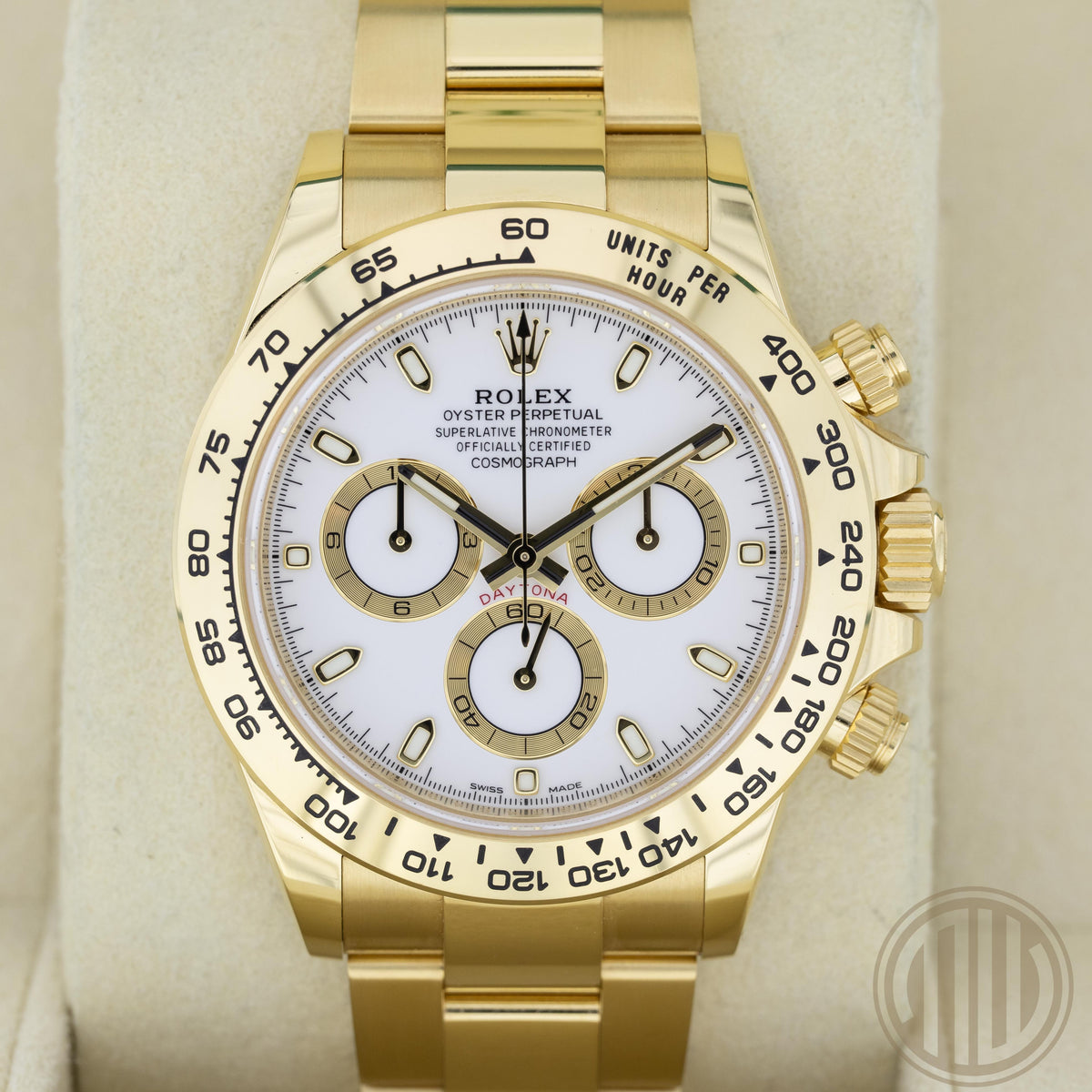 Rolex Daytona 18Kt Yellow Gold | White Dial | 116508 | Box and Papers | 2022 116508