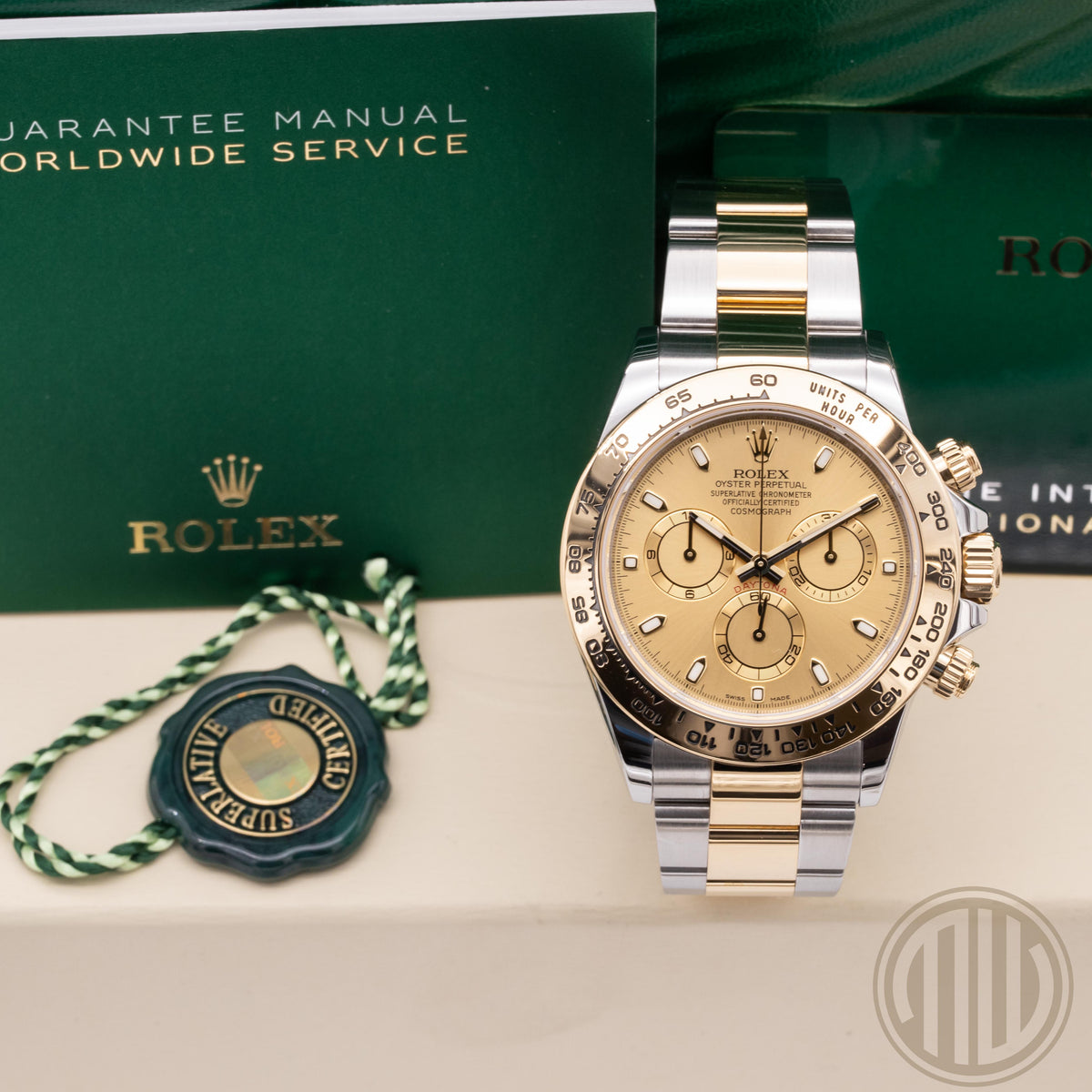 Rolex Daytona Steel/Gold | Champagne Dial | Box and Papers | 2020 | 116503