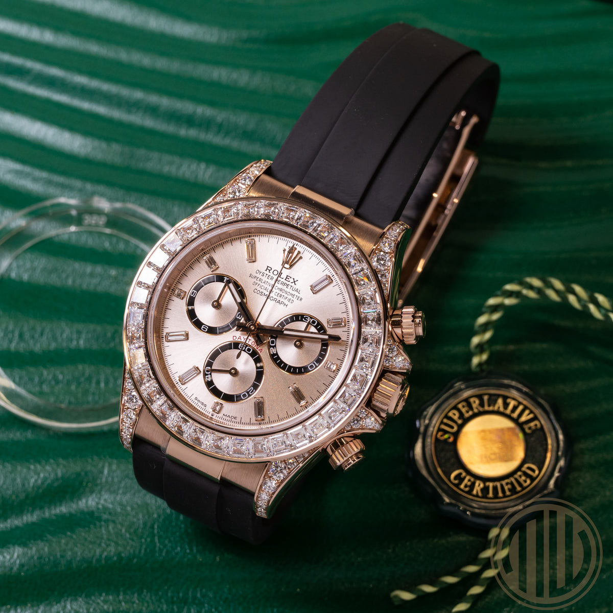 Rolex Daytona Factory Diamond Setting | Everest | Baguette Dial | Box and Papers | 2024