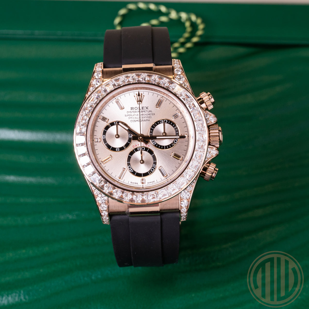 Rolex Daytona Factory Diamond Setting | Everest | Baguette Dial | Box and Papers | 2024