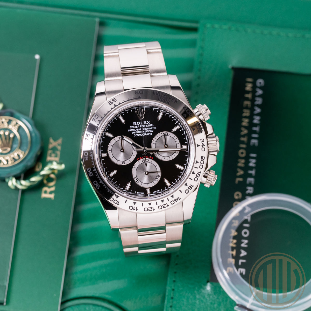 Rolex Daytona750 Whitegold | Black Dial | Box and Papers | 2024 | 126509