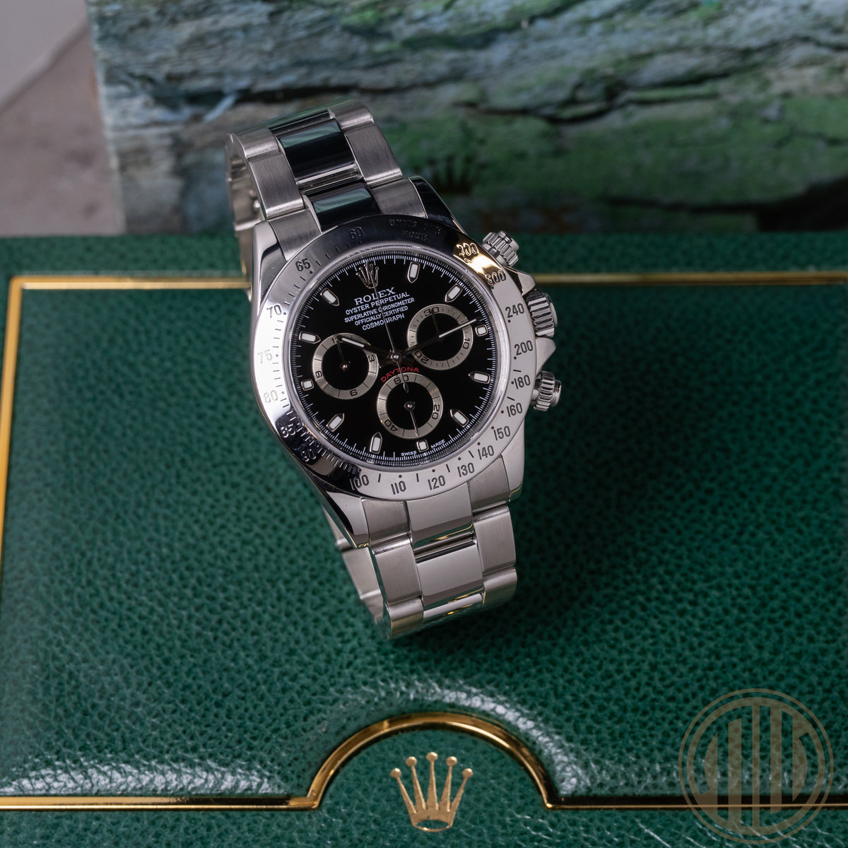 Rolex Daytona | Y-Serie | Black Dial | Perfect Condition | Box and Papers | 2003 | 116520