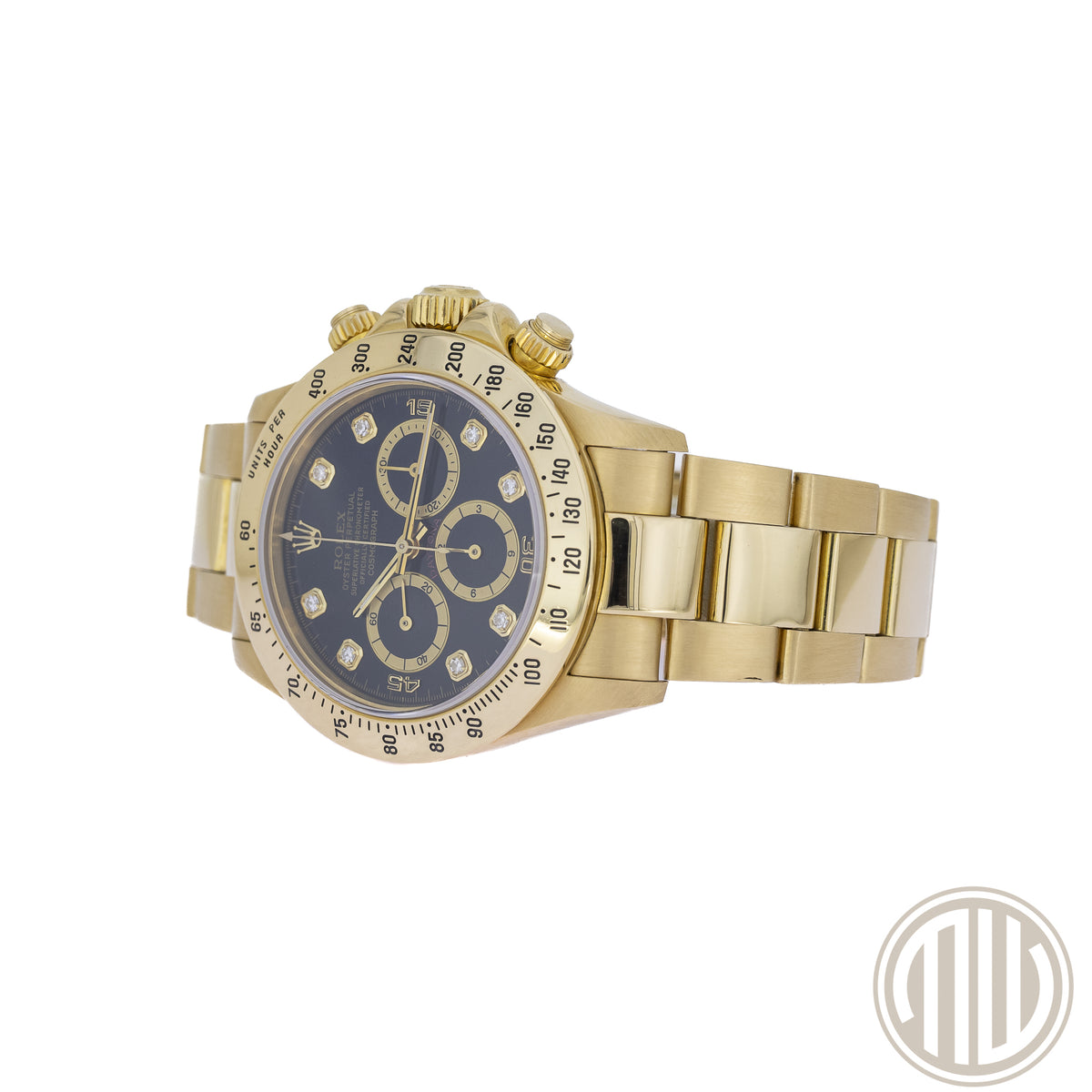 Rolex Daytona Zenith | Black Dial | Lc 100 | 18Karat Yellow Gold | Box & Papers