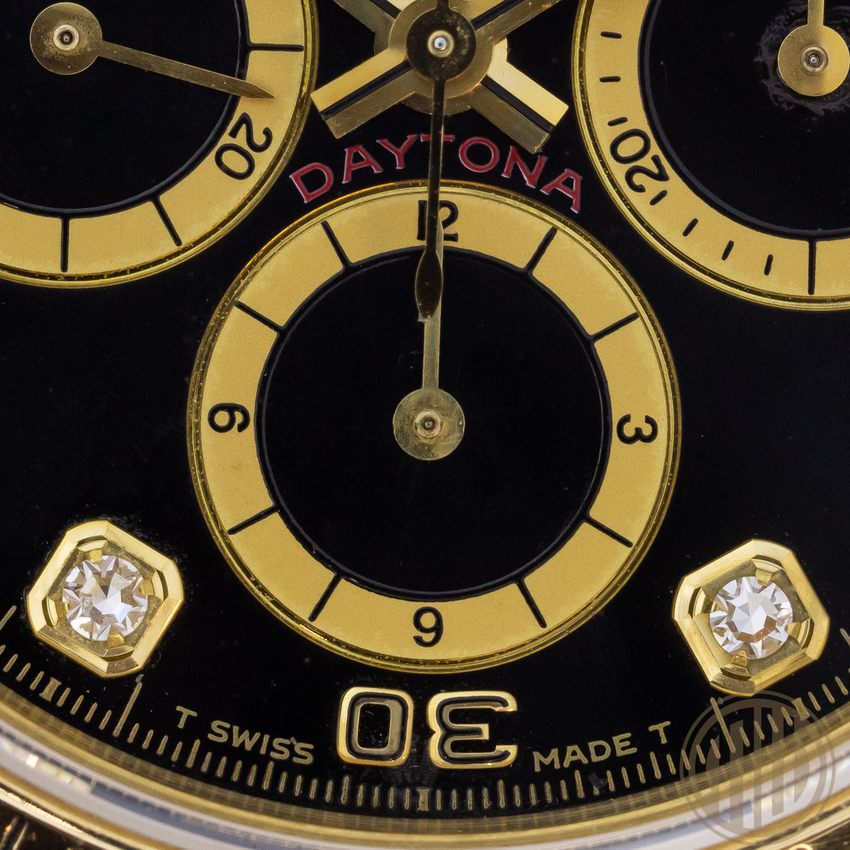 Rolex Daytona Zenith | Black Dial | Lc 100 | 18Karat Yellow Gold | Box & Papers