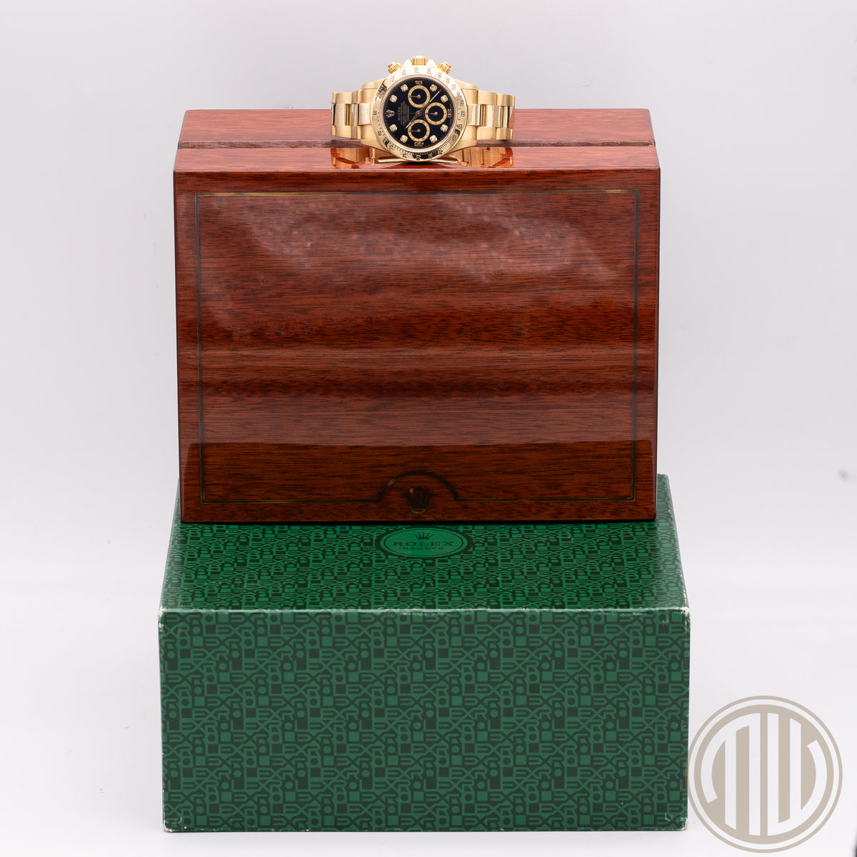 Rolex Daytona Zenith | Black Dial | Lc 100 | 18Karat Yellow Gold | Box & Papers