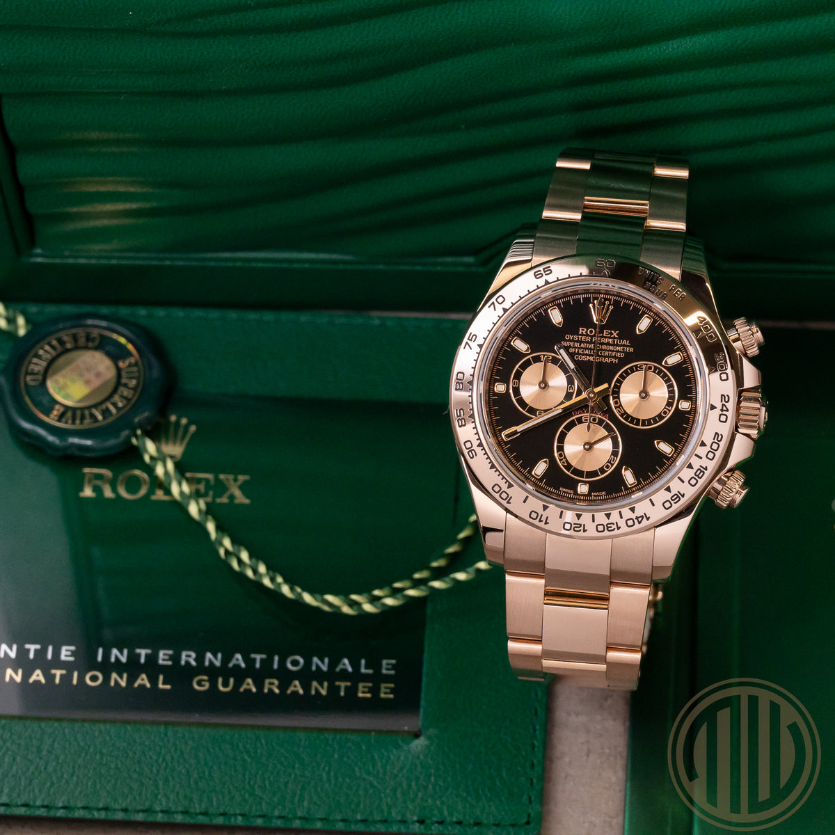 Rolex Daytona 18kt Everose | Black Dial | Box and Papers | 2023