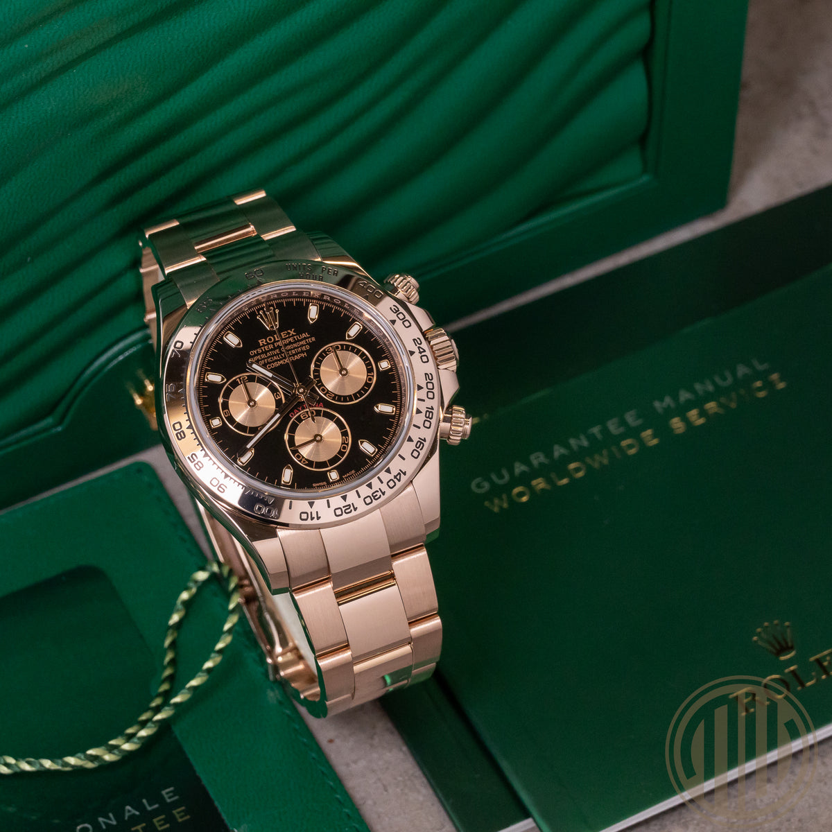 Rolex Daytona 18kt Everose | Black Dial | Box and Papers | 2023