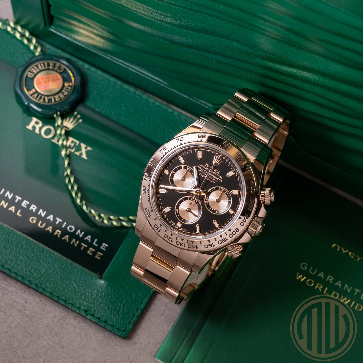 Rolex Daytona 18kt Everose | Black Dial | Box and Papers | 2023