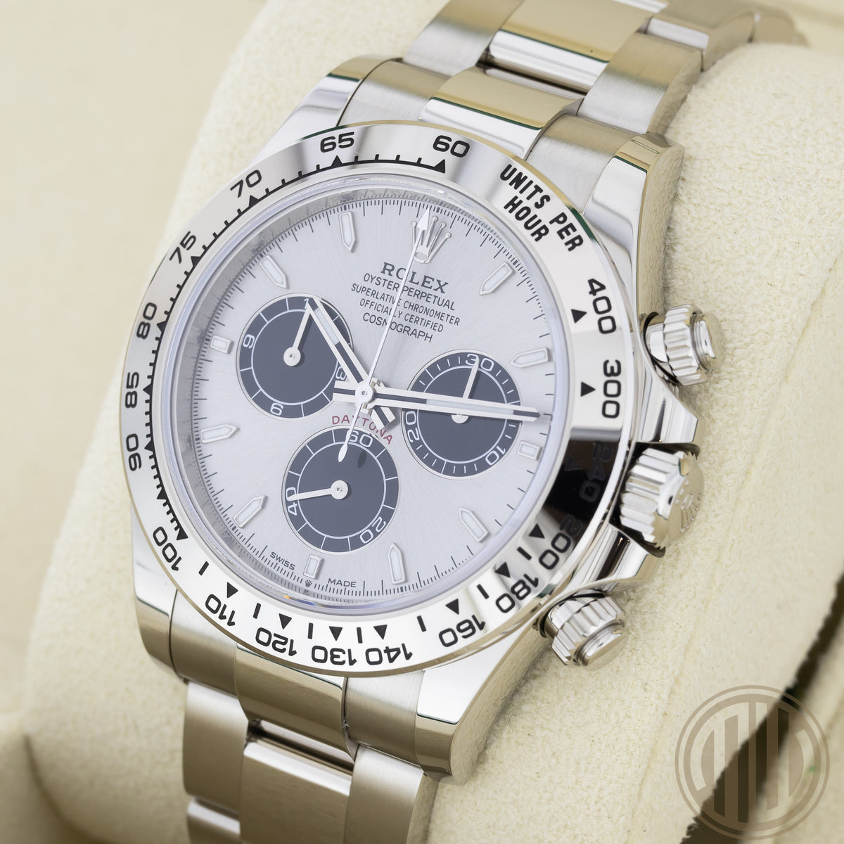 Rolex Daytona Cosmograph Ghost Dial | Lc100 | Orig. Invoice | Box and Papers | 2023