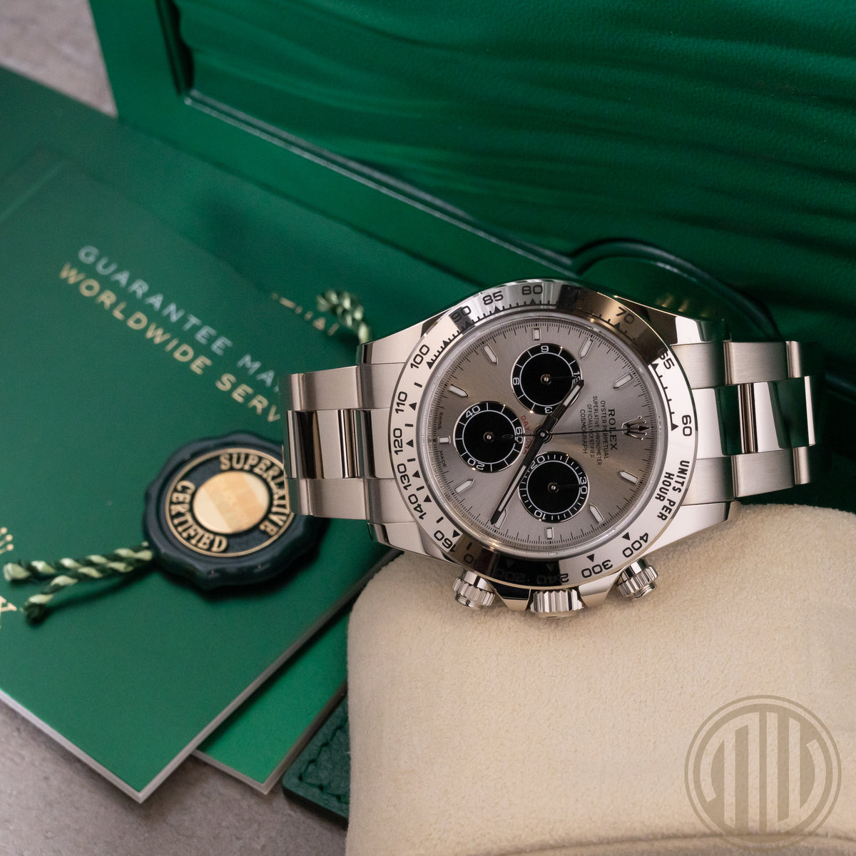 Rolex Daytona Cosmograph Ghost Dial | Lc100 | Orig. Invoice | Box and Papers | 2023