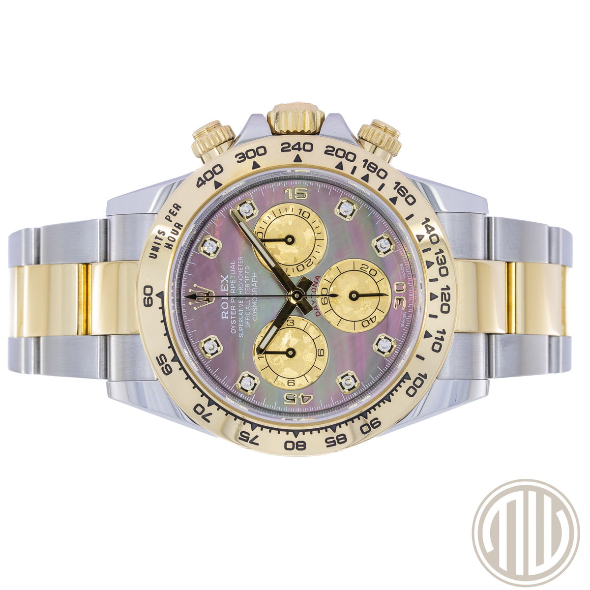Rolex Daytona Tahitian MOP Diamond Dial | Bicolor | Box and Papers | 2020