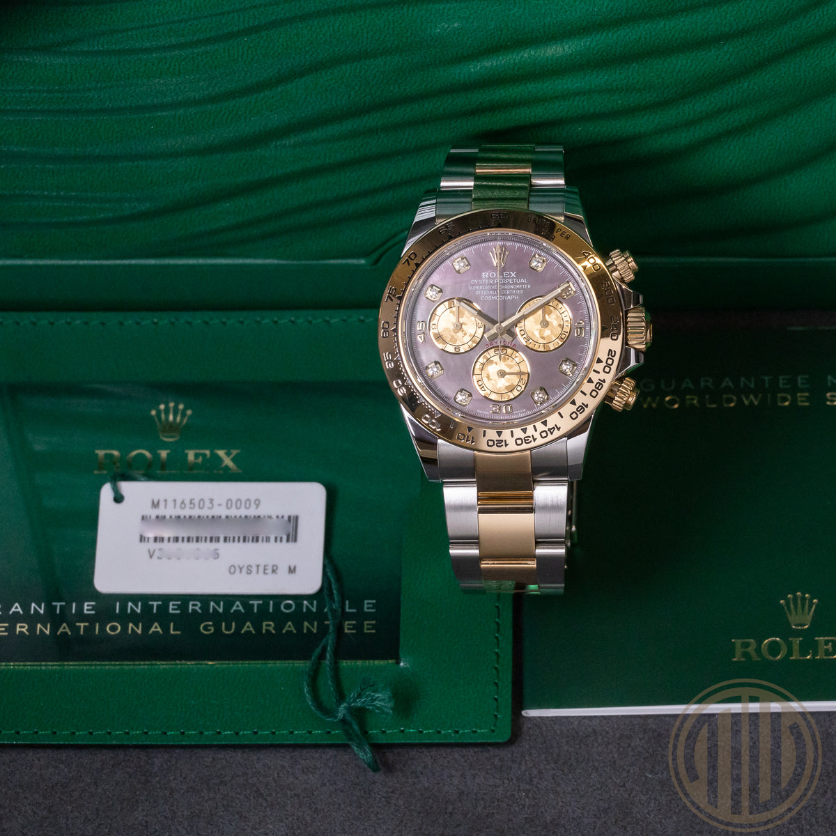 Rolex Daytona Tahitian MOP Diamond Dial | Bicolor | Box and Papers | 2020