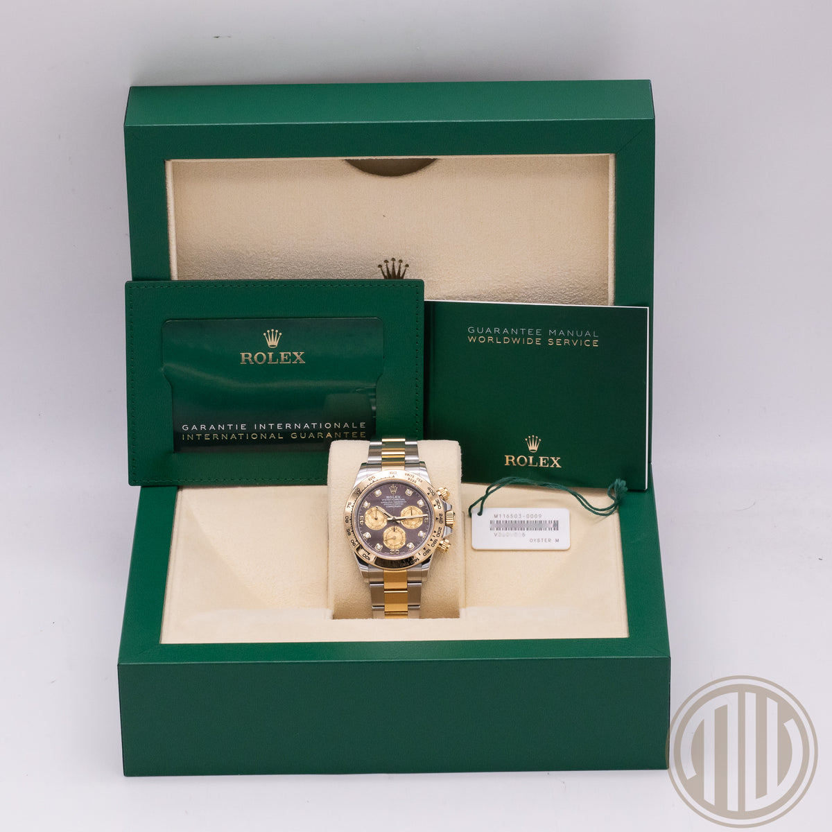 Rolex Daytona Tahitian MOP Diamond Dial | Bicolor | Box and Papers | 2020