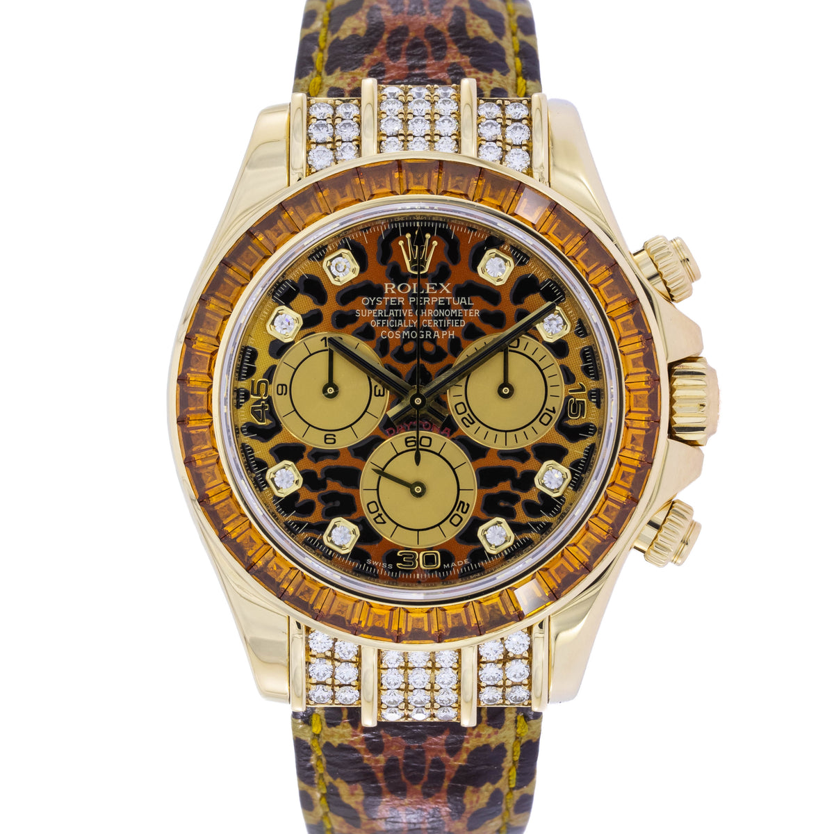 Rolex Daytona Saco Leopard | Factory Setting | Box and Papers | 2009