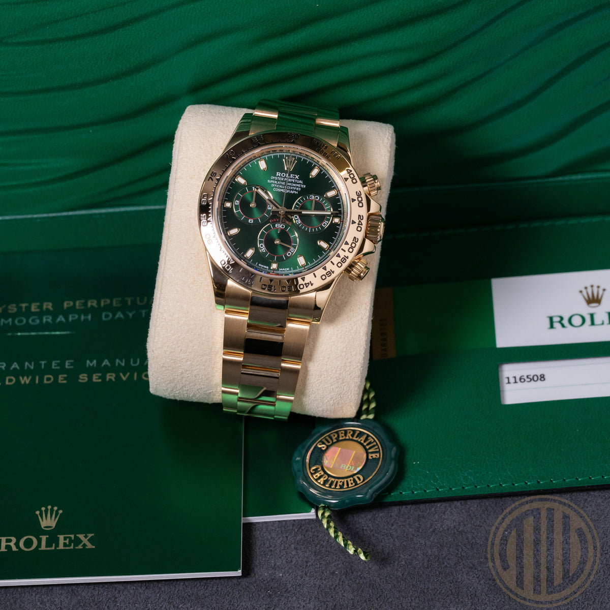 Rolex Daytona John Mayer | Green Dial | Box and Papers | 2020