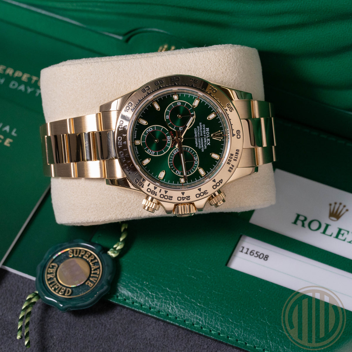 Rolex Daytona John Mayer | Green Dial | Box and Papers | 2020