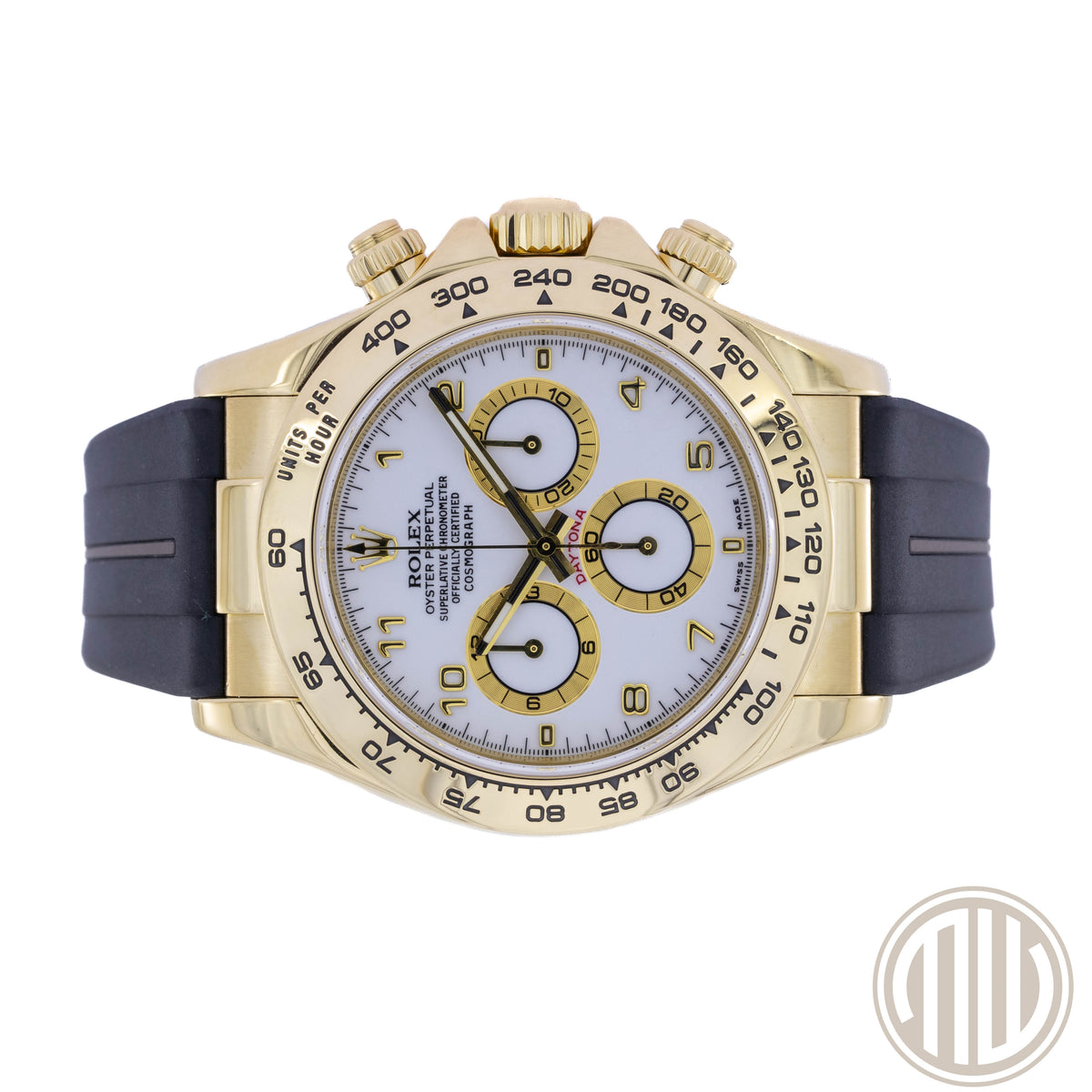 Rolex Daytona White Dial | 18kt Yellowgold | Box and Papers | 2009