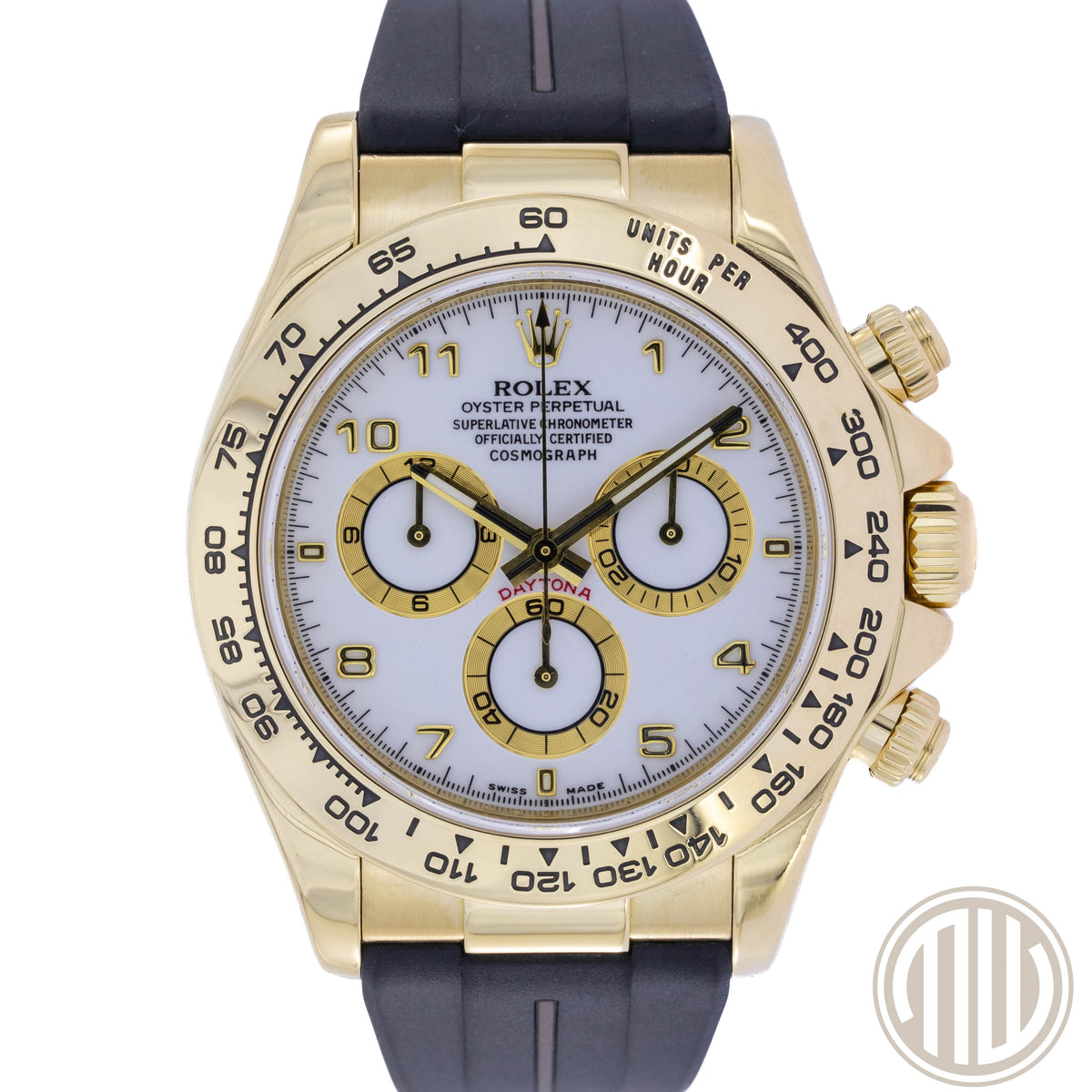 Rolex Daytona White Dial | 18kt Yellowgold | Box and Papers | 2009