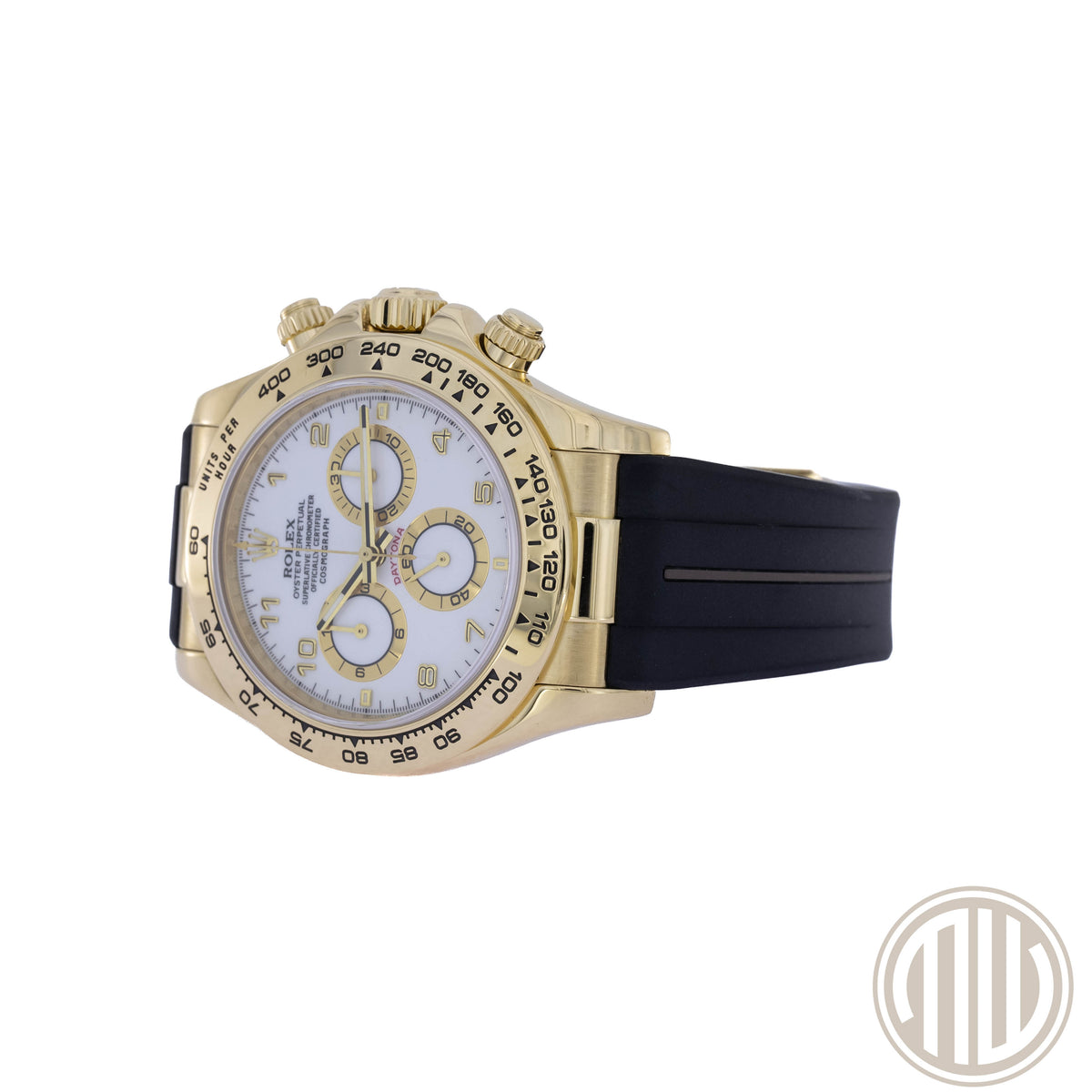 Rolex Daytona White Dial | 18kt Yellowgold | Box and Papers | 2009