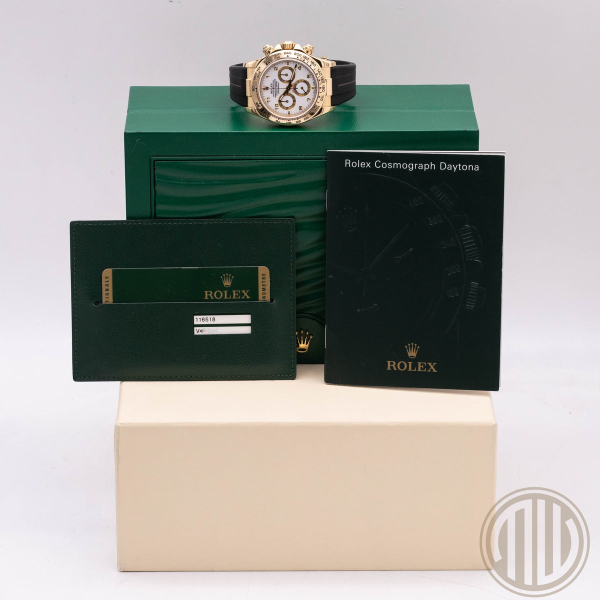 Rolex Daytona White Dial | 18kt Yellowgold | Box and Papers | 2009