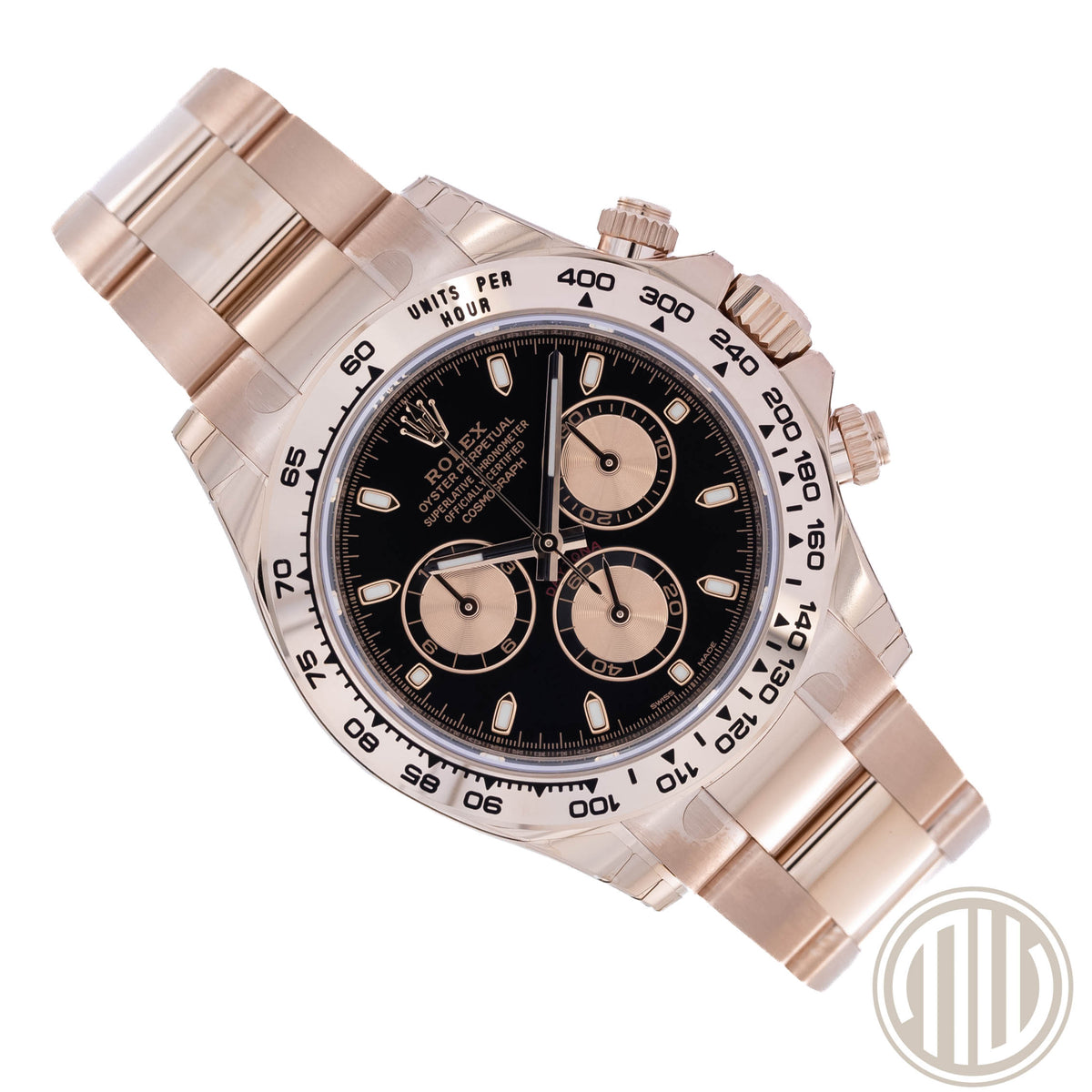 Rolex Daytona Everose | Black Dial | New | Full-Sticker | Box and Papers