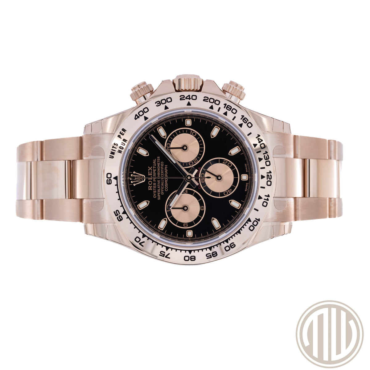 Rolex Daytona Everose | Black Dial | New | Full-Sticker | Box and Papers