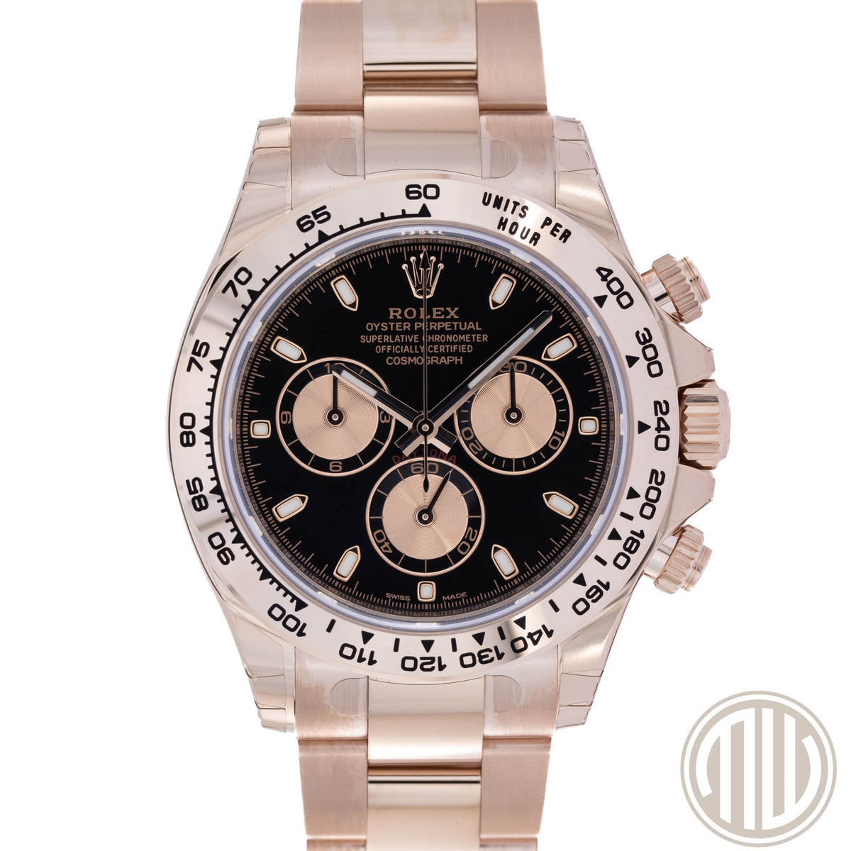 Rolex Daytona Everose | Black Dial | New | Full-Sticker | Box and Papers