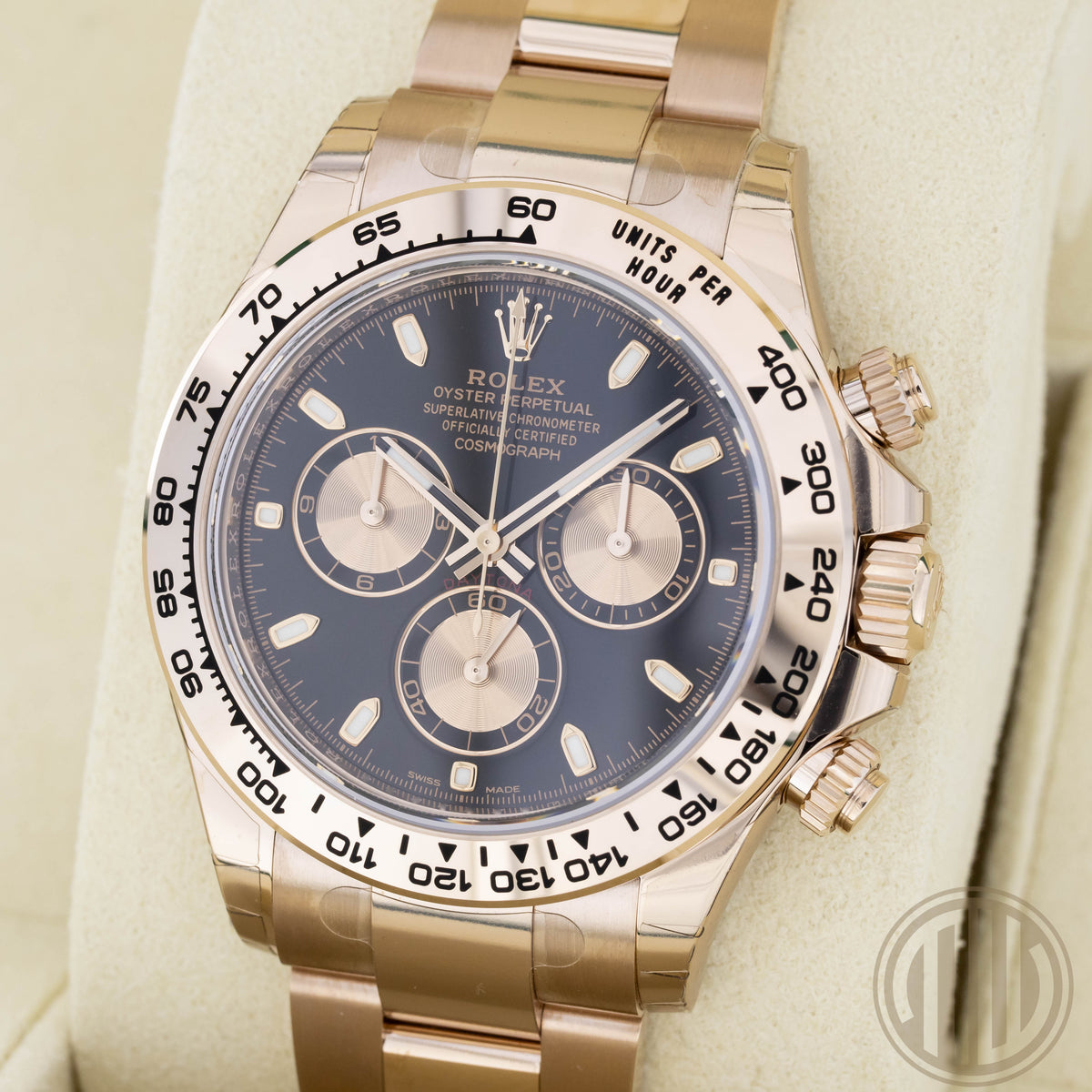 Rolex Daytona Everose | Black Dial | New | Full-Sticker | Box and Papers