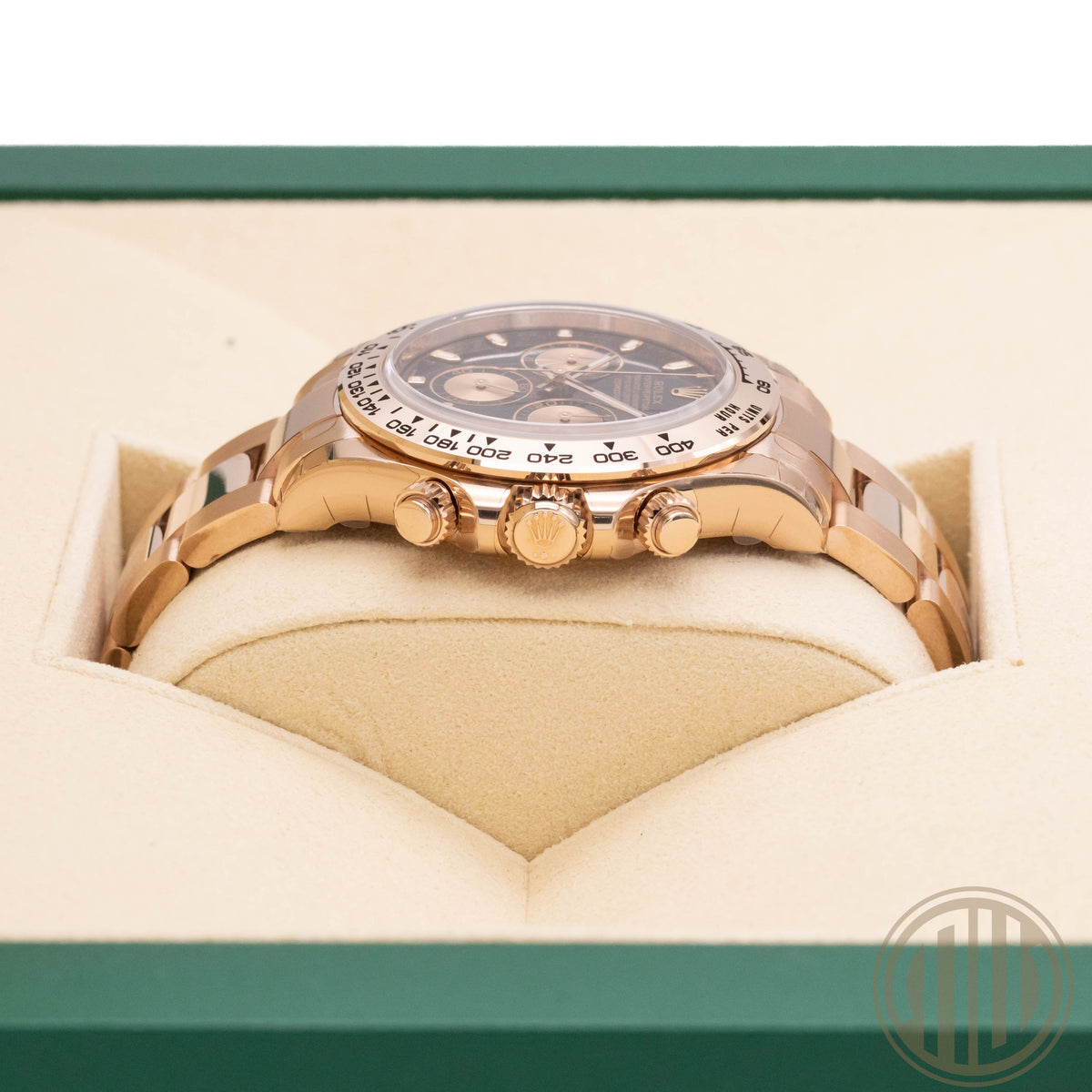 Rolex Daytona Everose | Black Dial | New | Full-Sticker | Box and Papers