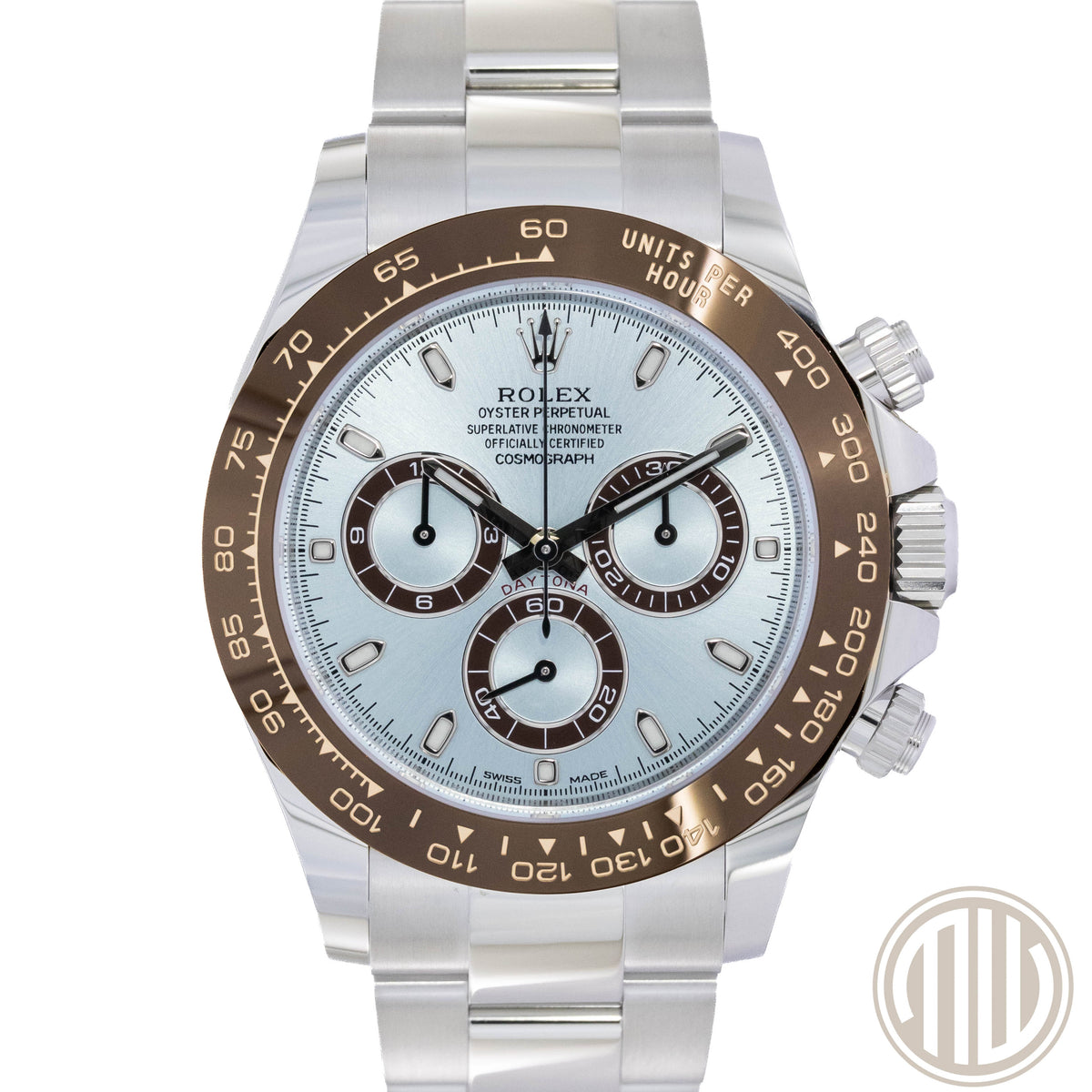 Rolex Daytona Platinum | Ice Blue Dial | New | Unworn | Box and Papers