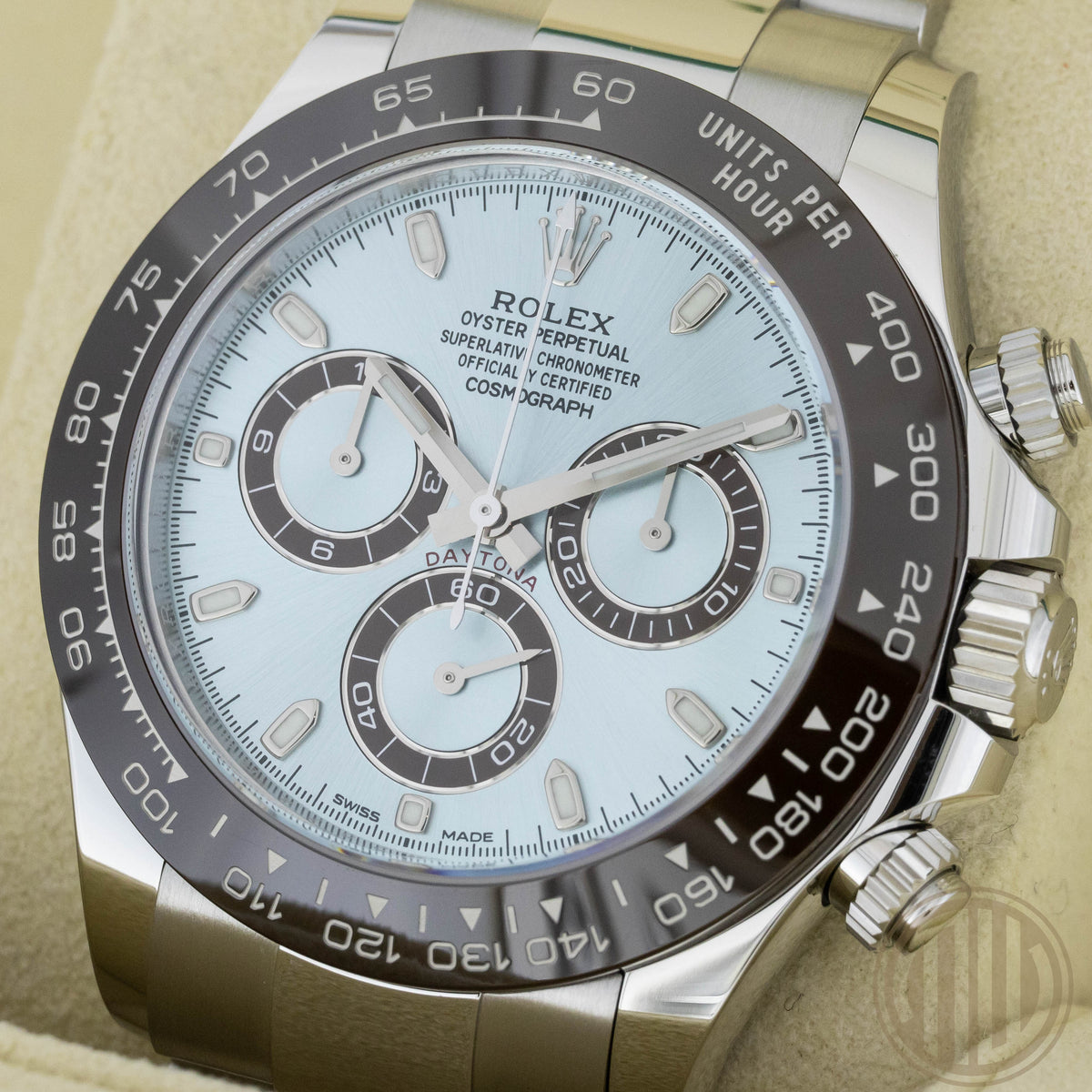 Rolex Daytona Platinum | Ice Blue Dial | New | Unworn | Box and Papers