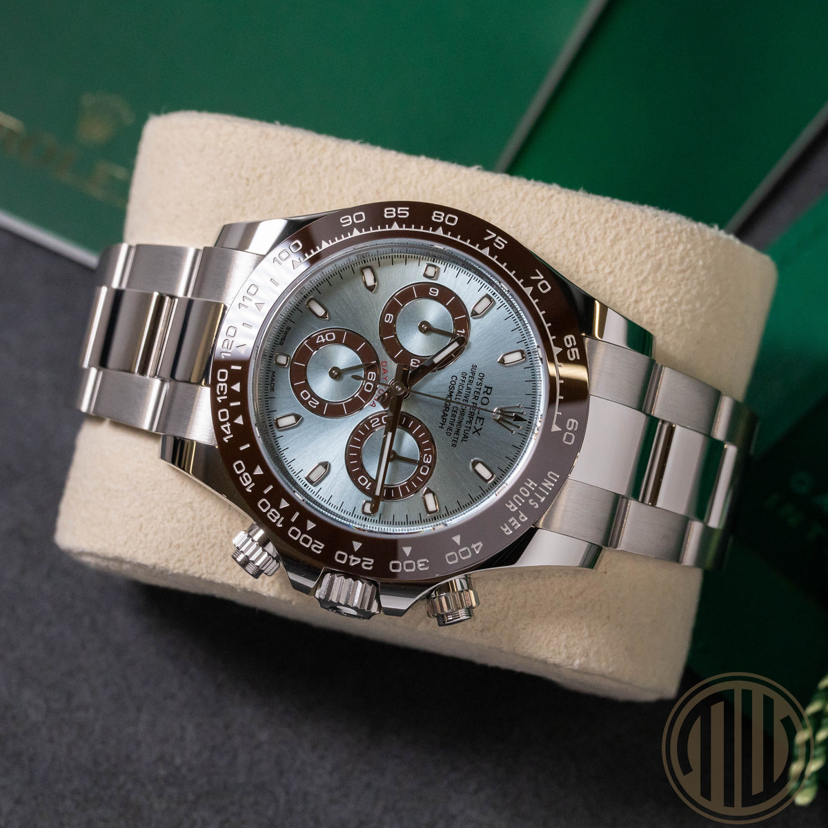 Rolex Daytona Platinum | Ice Blue Dial | New | Unworn | Box and Papers