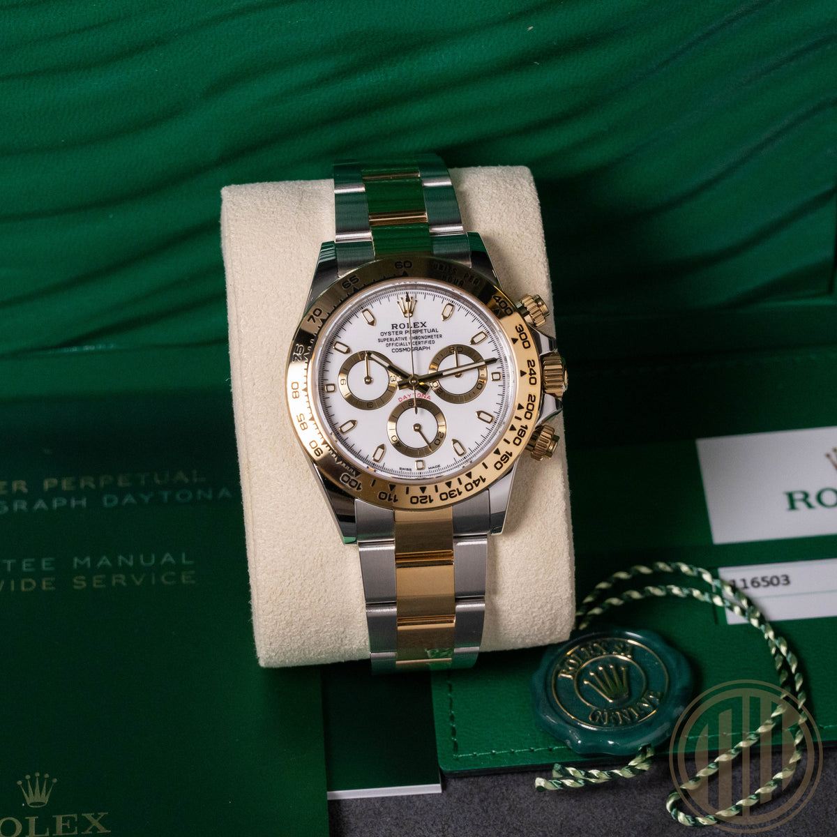 Rolex Daytona White Dial | Bicolor | New | Unworn | Box and Papers | 2022