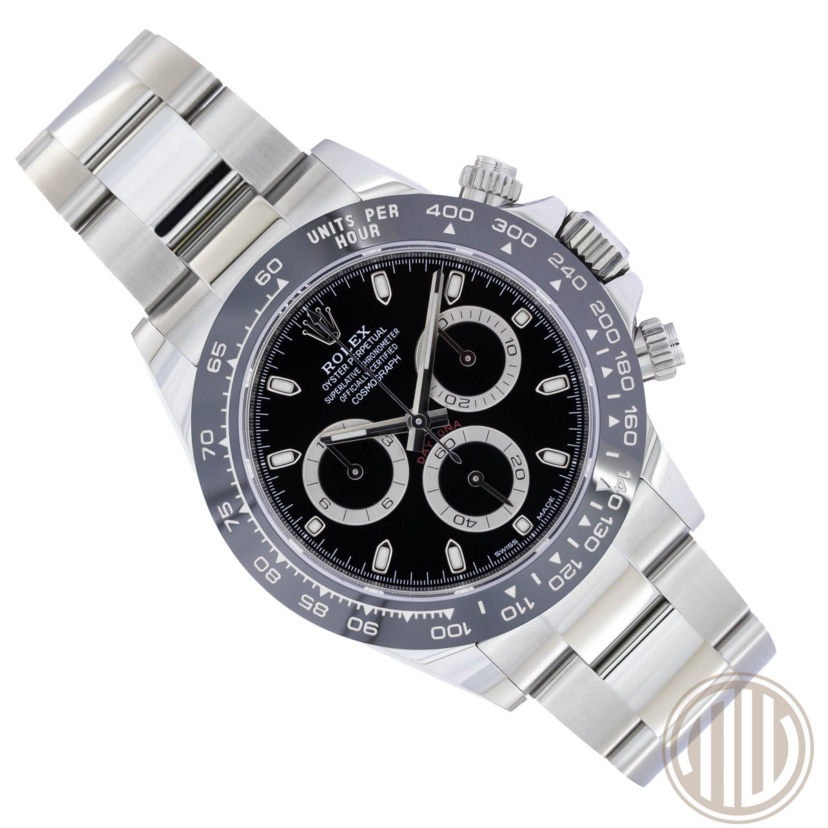 Rolex Daytona Black Dial | Lc100 | Orig.Invoice | Box and Papers | 2022