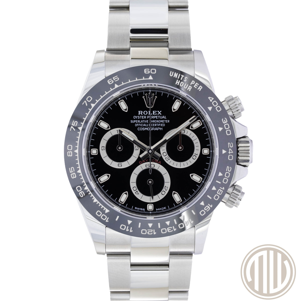 Rolex Daytona Black Dial | Lc100 | Orig.Invoice | Box and Papers | 2022
